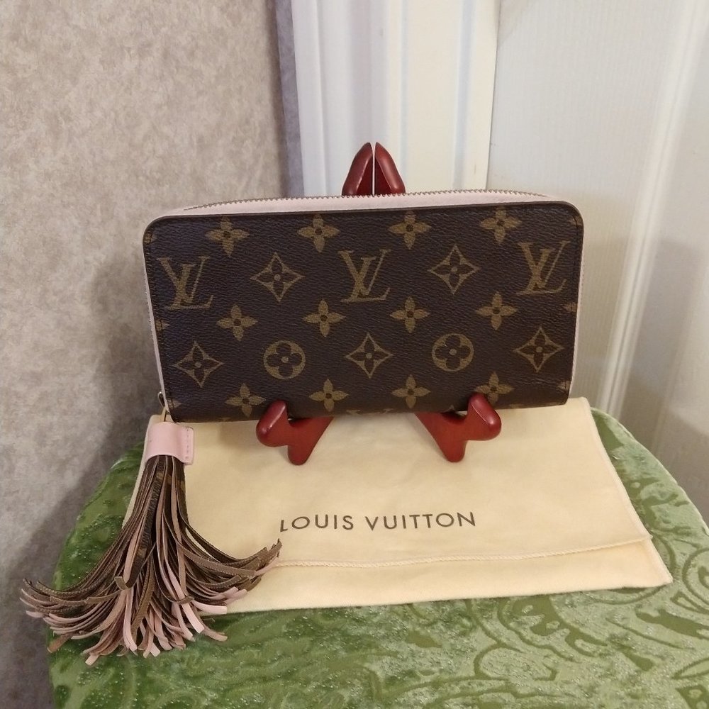 Louis Vuitton Zippy Wallet Pink Ballerina Tassel